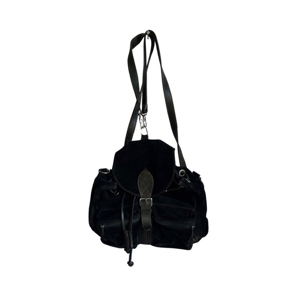 rugby canada Handbags - rugby canada suede leather backpack vintage